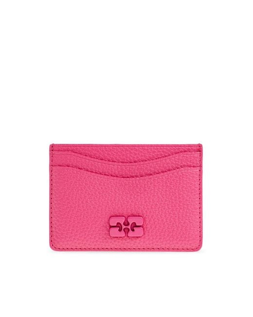 Ganni Pink Card Case