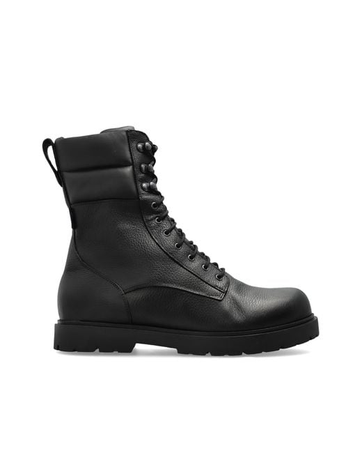Birkenstock Black Ankle Boots 'Highwood Lace High Waterproof' for men