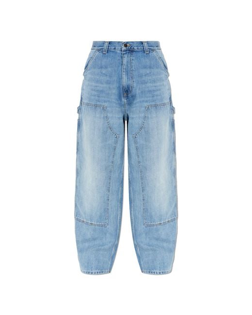 Carhartt Blue 'Double Knee' Jeans for men