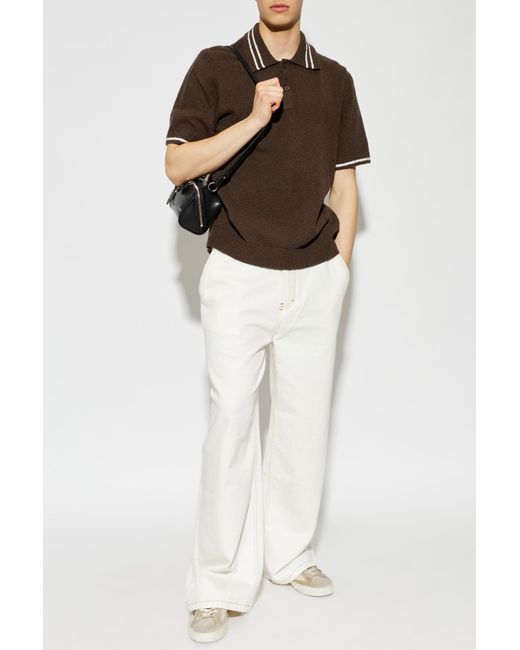 Samsøe & Samsøe Brown Polo "Sapedro" for men