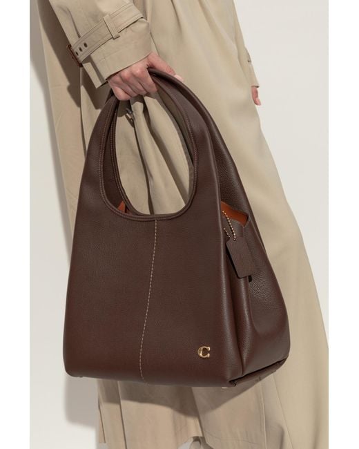 COACH Brown Lana Handbag