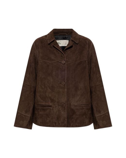Tory Burch Brown Suede Jacket