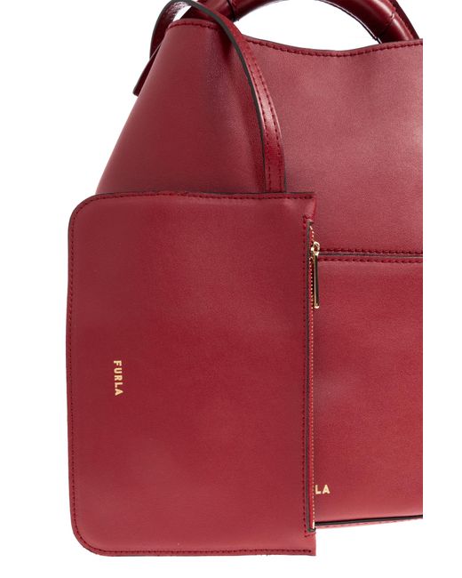 Furla Red Handbag 'Sfera Small'