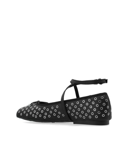 MICHAEL Michael Kors Black Ballet Flats Collette