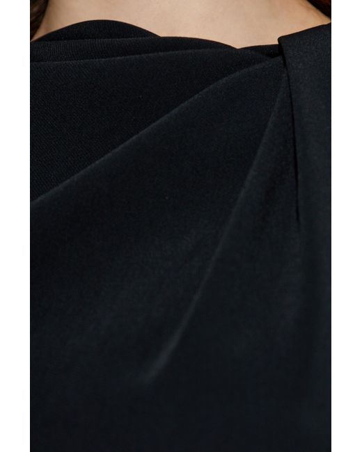 Givenchy Black Draped Dress