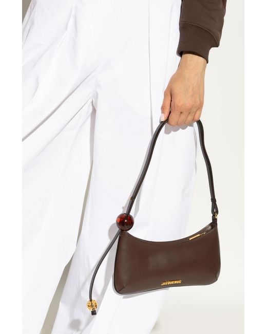 Jacquemus Brown Shoulder Bag 'Bisou Perle'