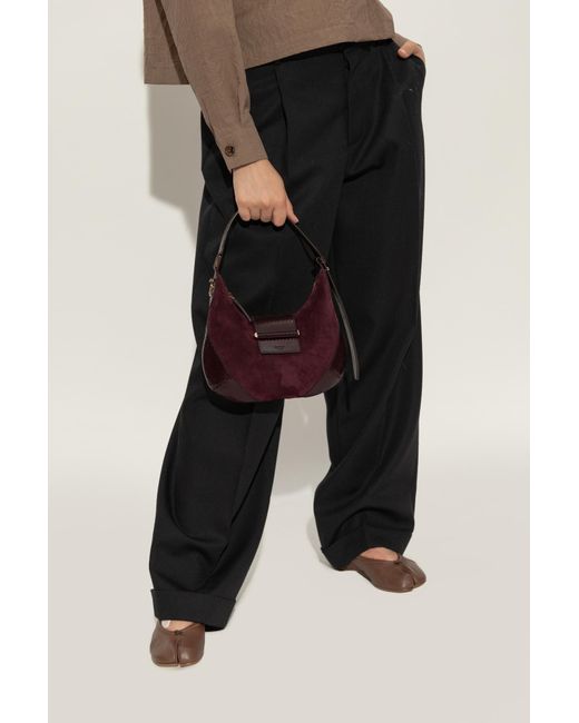 Jimmy Choo Purple Shoulder Bag 'Bar Small'