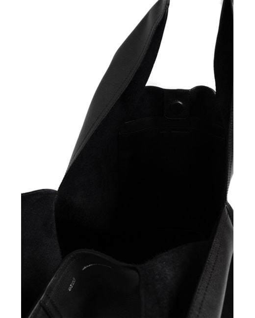AMI Black Shopper Bag