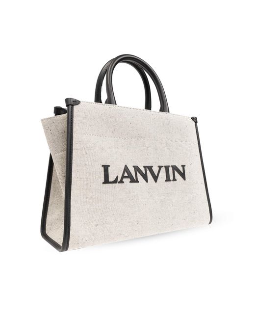Lanvin Gray 'pm' Shopper Bag,