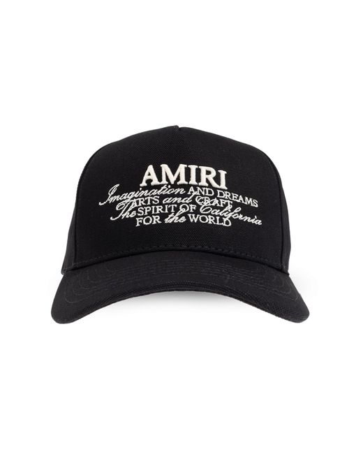 Amiri Black Baseball Cap for men