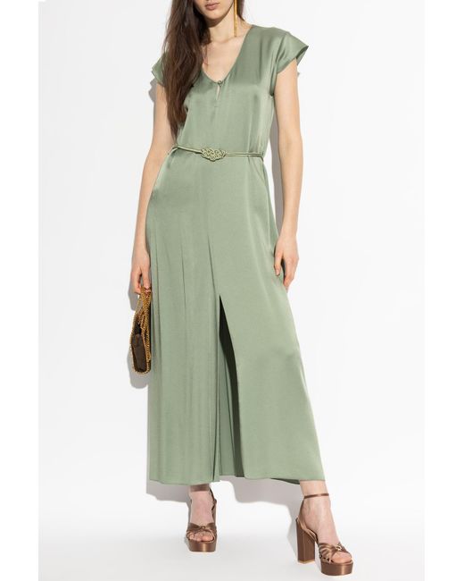 slim fit dress slacks Forte Forte Dresses Blue And Green main image 1