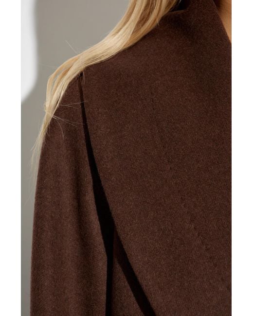 Max Mara Brown Short Coat 'Quatto'