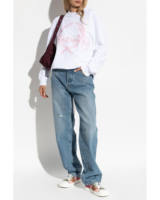 Moschino Blue Jeans With Pockets