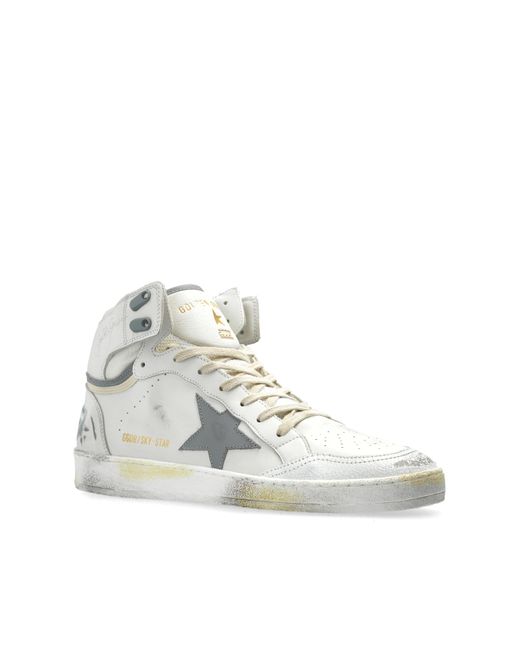 Golden Goose Deluxe Brand Black Sneakers Sky Star With Padded Tongue for men