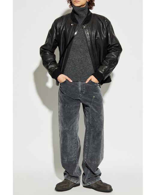 Isabel Marant Gray Corduroy Trousers "Lorson" for men