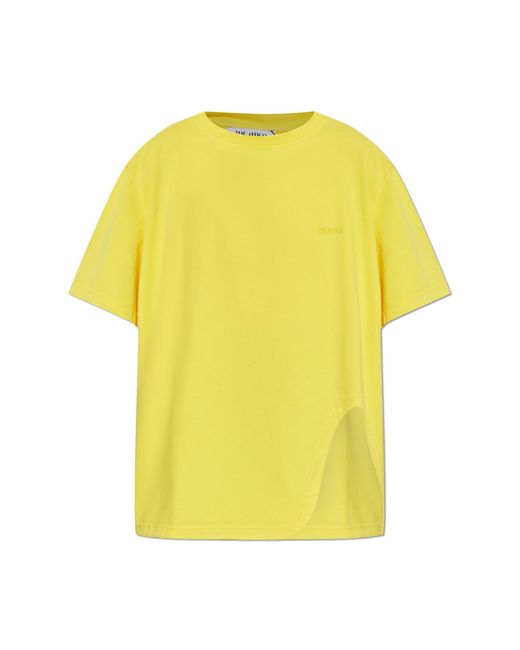 The Attico Yellow T-Shirt With Logo