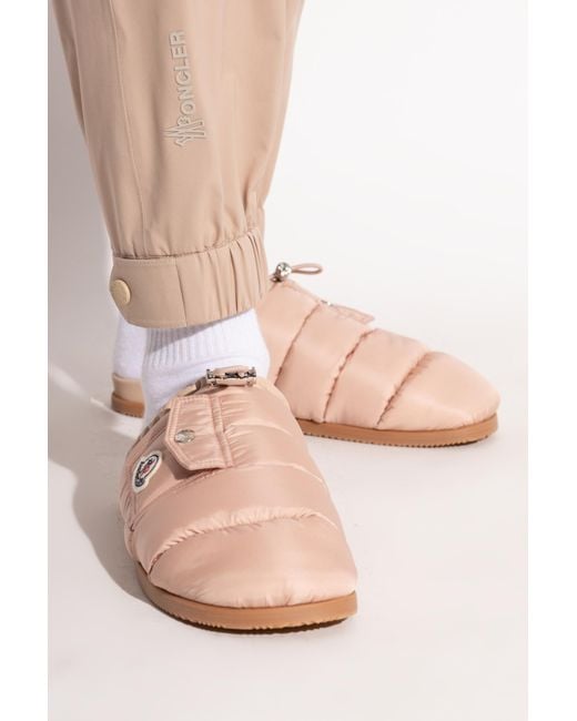 Moncler Pink Slides Mon