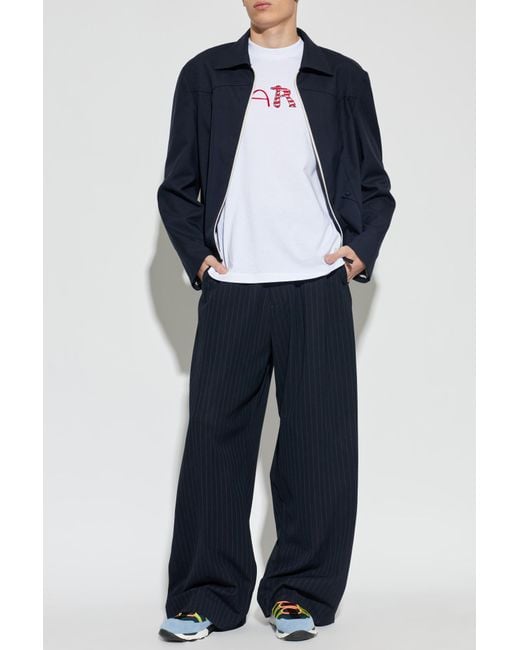 Marni Blue Wool Jacket for men