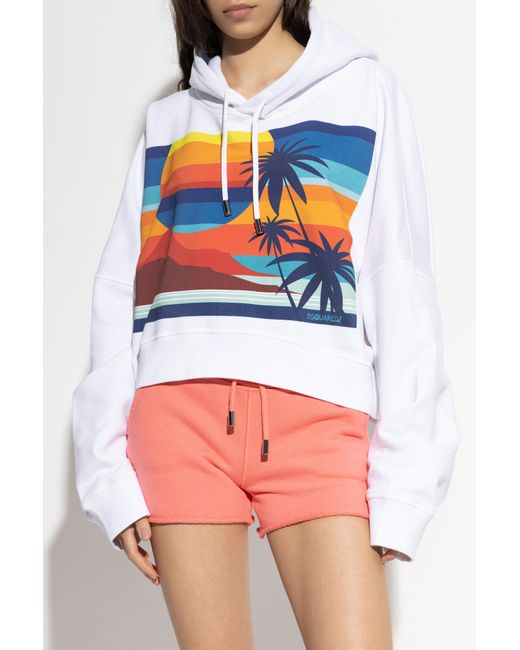 DSquared² Blue Sweatshirt Capsule `summer Lovers`,