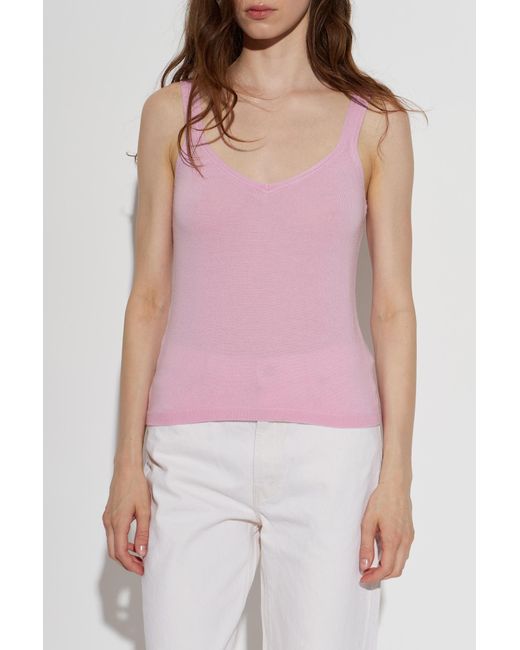 Posse Pink Wool Top 'Petra'