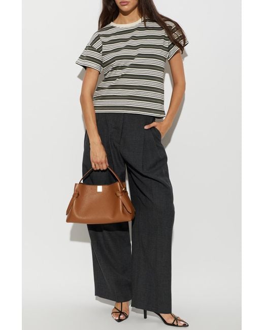 Studio Nicholson Black Wool Trousers 'Lira'