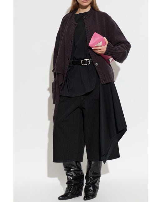 The Attico Black Wool Cardigan