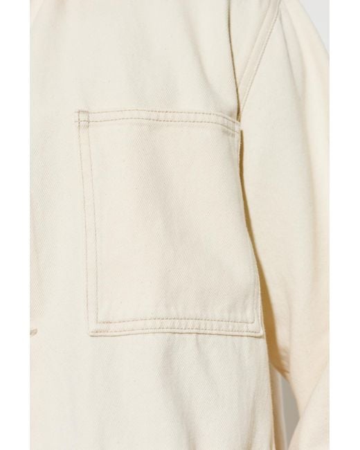Samsøe & Samsøe White 'Sachore' Denim Jacket for men