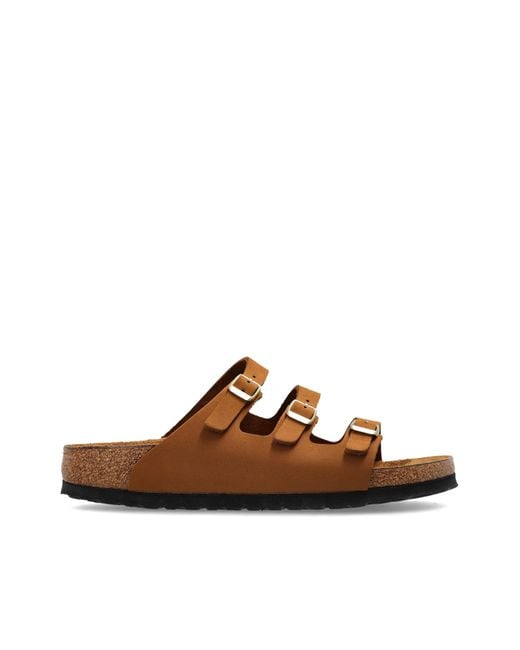Birkenstock Brown 'Florida Fresh' Slides
