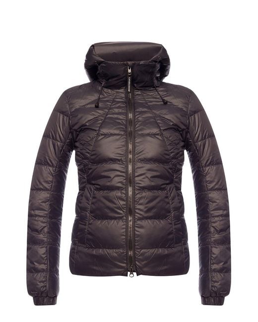 Canada Goose Black Quilted Hooded Puffer Jacket