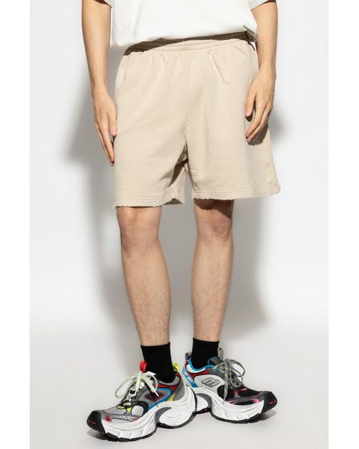 Balenciaga Black Shorts With Logo for men
