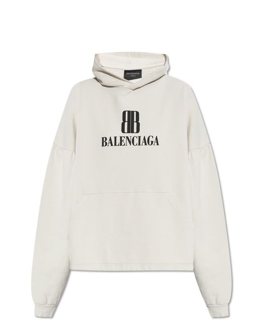 Balenciaga White Hoodie