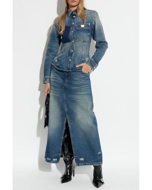 M I S B H V Blue Denim Jacket