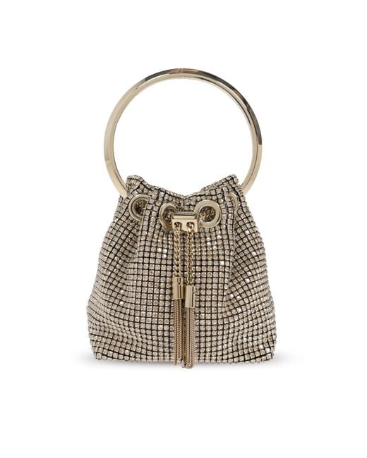 Jimmy Choo Metallic 'Bon Bon' Bag