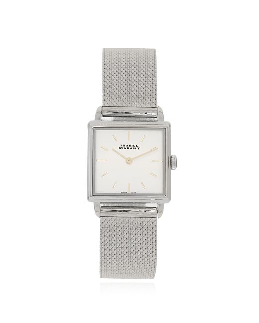Isabel Marant Metallic Watch With Logo