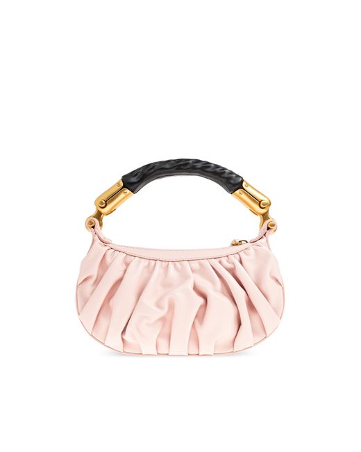 Balmain Blue 'Ebene Mini' Hand Bag