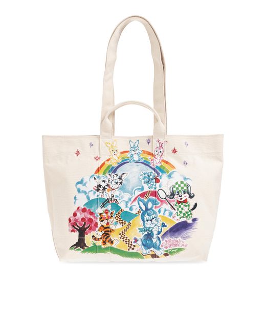 KENZO Blue 'Large' Shopper-Type Handbag for men
