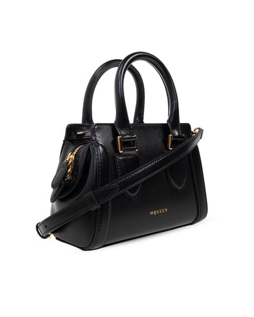 Alexander McQueen Black Handbag "birdee Mini",