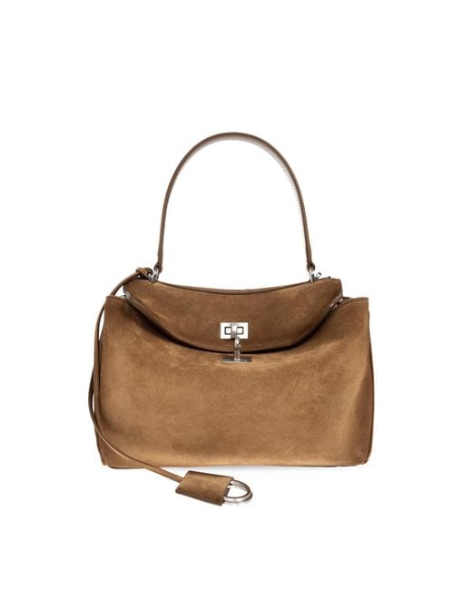 Balenciaga Metallic 'Rodeo' Hand Bag