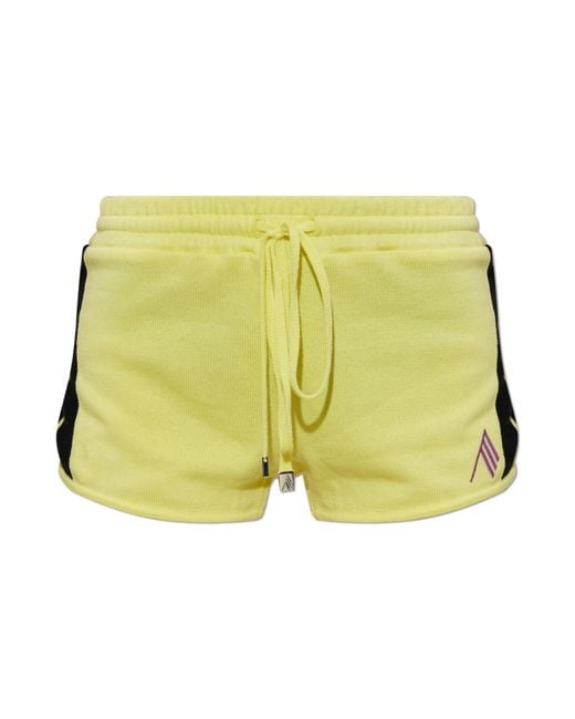 The Attico Yellow Shorts From The "Il Primo Bagno" Collection