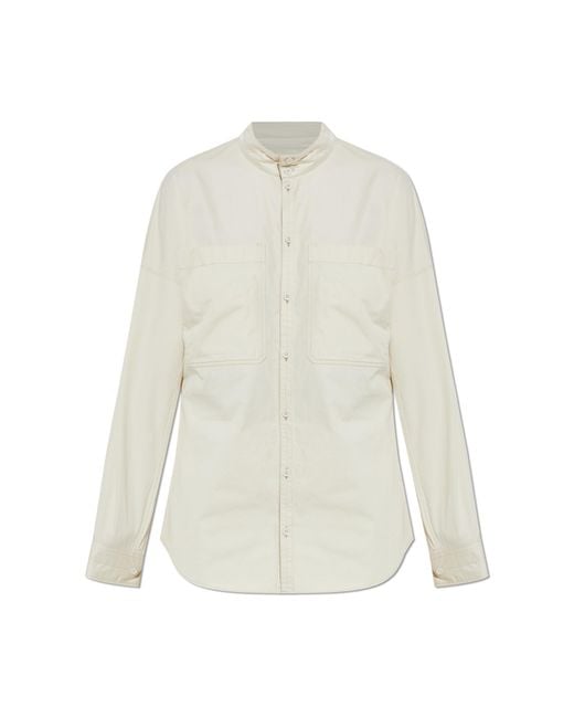 Lemaire Natural Trousers With Stitching