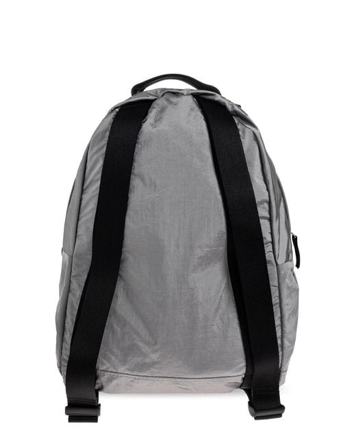 Stone Island Gray Backpack With Logo for men