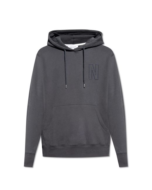 Norse Projects Gray 'arne' Hoodie for men