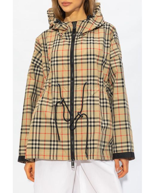 Burberry Natural 'bacton' Hooded Jacket,