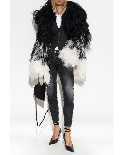 DSquared² Black Jeans "Medium Waist Jennifer"