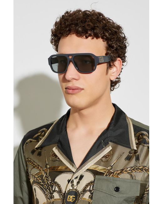 Dolce & Gabbana Gray Sunglasses for men