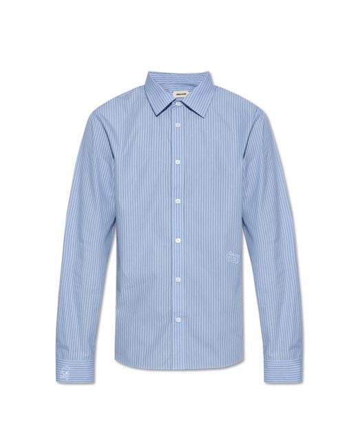 Zadig & Voltaire Blue Shirt 'stan', for men