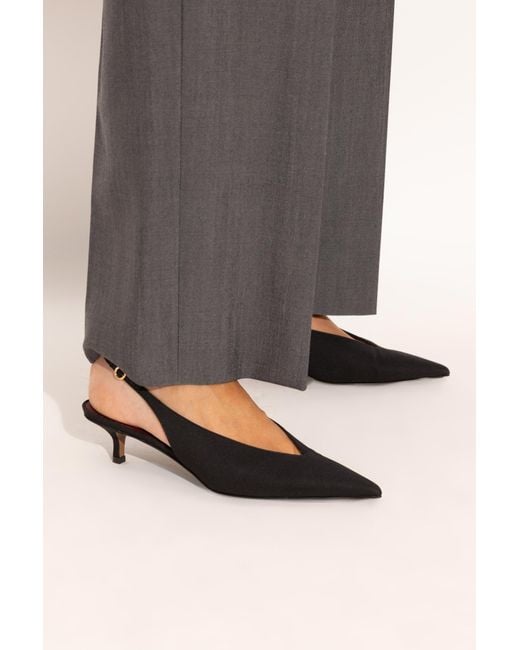Neous Black Heeled Shoes "Diske"