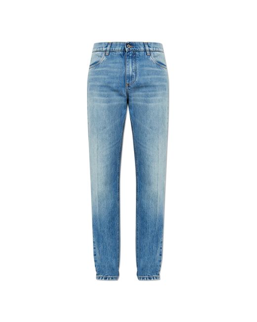 Dolce & Gabbana Blue Jeans With Logo for men