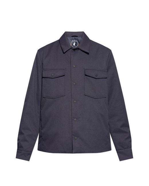 Save The Duck Blue Insulated Jacket "Kurtis" for men