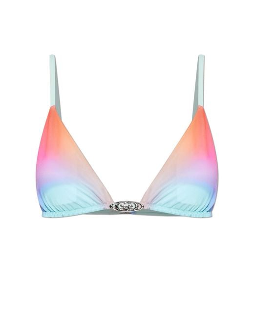 Casablanca Blue Bikini Top